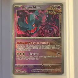 Pokemon Flutter Mane 043/131 Sv: Prismatic Evolutions Rare Master Ball Holo - Image 1
