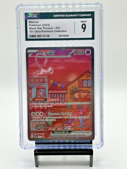 Mew ex SVP 053 CGC 9 Mint – Pokemon 151 Ultra Premium – Black Star Promo - Image 1