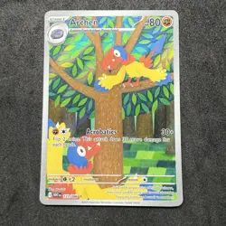 Archen 131/086 Sv: White Flare Holo Illustration Rare Pokemon TCG - Image 1