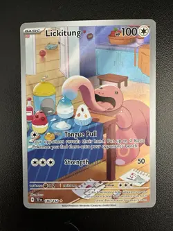 Lickitung 180/162 Temporal Forces Illustration Rare Full Art Pokemon TCG MINT - Image 1