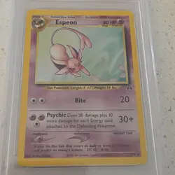 Pokemon Espeon Neo Discovery Holo Rare PSA 6 1/75 2001 English Unlimited - Image 3