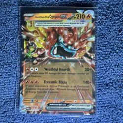 HEARTHFLAME OGERPON EX 017/131 PRISMATIC EVOLUTIONS POKEMON (DOUBLE RARE, NM) - Image 1