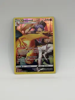 Pokemon Charizard Ultra Rare Full Art Holo TG03/TG30 Lost Origin 2022 170 HP - Image 1