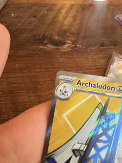 Pokemon TCG Archaludon EX Full Art Ultra Rare Holo 224/191 Surging Sparks NM - Image 2