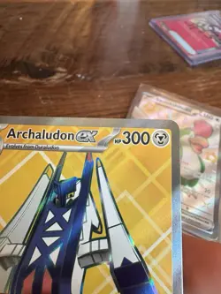 Pokemon TCG Archaludon EX Full Art Ultra Rare Holo 224/191 Surging Sparks NM - Image 3
