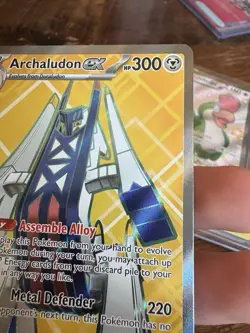 Pokemon TCG Archaludon EX Full Art Ultra Rare Holo 224/191 Surging Sparks NM - Image 4