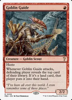 MTG Magic 1 x Goblin Guide #58 x 1 - MB2 - Image 1