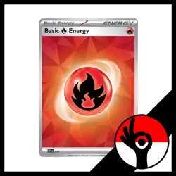 Pokemon TCG: Prismatic Evolutions - Holo Cracked Ice Energy - Fire 010 - Image 1