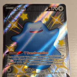The Pokemon Company Ditto V SV118/SV122 Full Art Holo Shiny Rare 170 HP - Image 1