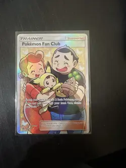 Pokemon TCG Fan Club Full Art Ultra Rare Holo Sm-Ultra Prism 155/156 - Image 1