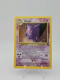 1999 Pokemon Fossil Gengar HOLO 5/62 - LP - Image 1