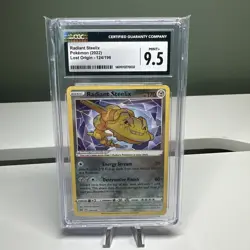 2022 Pokemon Radiant Steelix Lost Origin 124/196 CGC 9.5 - Image 1