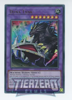 Yugioh Dyna Tank BLCR-EN018 Ultra Rare 1st Edition Near Mint - Image 1