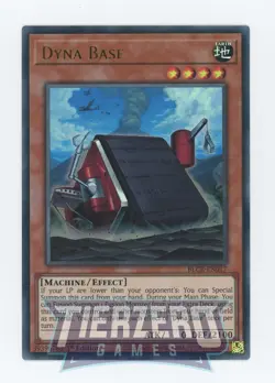 Yugioh Dyna Base BLCR-EN017 Ultra Rare 1st Edition Near Mint - Image 1