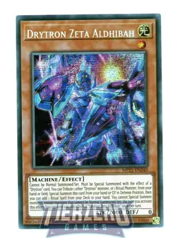 Yugioh MP21-EN240 Drytron Zeta Aldhibah Secret Rare 1st Edition - Image 1