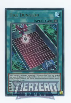 Yugioh Dice Dungeon BLCR-EN005 Ultra Rare 1st Edition Near Mint - Image 1