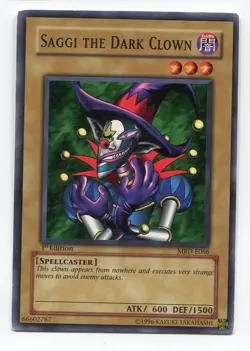 Yu-Gi-Oh! PLAYED/POOR Saggi the Dark Clown englisch Common - Image 1