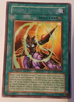 FET-EN043 YuGiOh! - Spiral Spear Strike - Ultimate Rare - 1st Edition VLP! - Image 1
