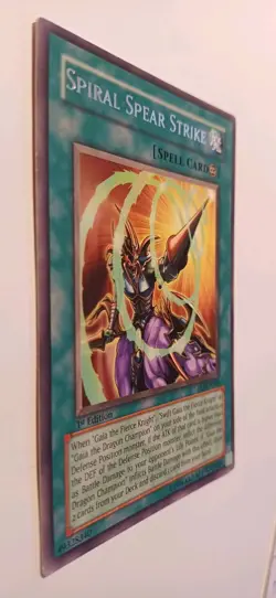 FET-EN043 YuGiOh! - Spiral Spear Strike - Ultimate Rare - 1st Edition VLP! - Image 2