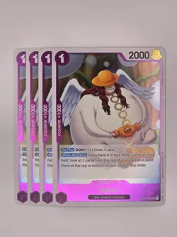 4x Satori OP15-066 R Playset Adventures On Kami’s Island One Piece English - NM - Image 1
