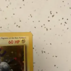 Pokemon Magneton 9/102 Base Set Holo Rare 60 HP Card English Keiji Kinebuchi - Image 4