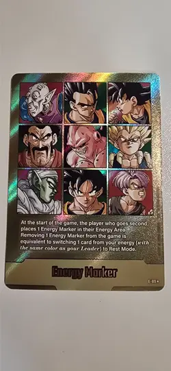 Energy Marker E-89 * Gold Manga Booster 02 Dragon Ball Card English - Image 2
