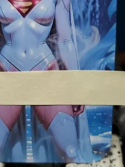 1/1 Only 1 Made Supergirl White Outfit Waterfall 2 Southern Customs Waifu Card - Image 4