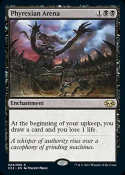 Phyrexian Arena -Foil Near Mint MTG Commander Collection: Black - Image 1