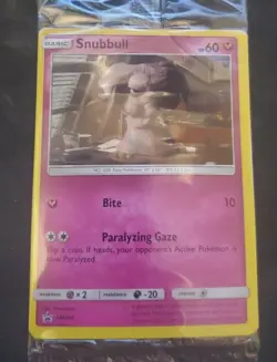 Snubbull Pokemon Promo Card GameStop Exclusive SM200 New- - Image 1