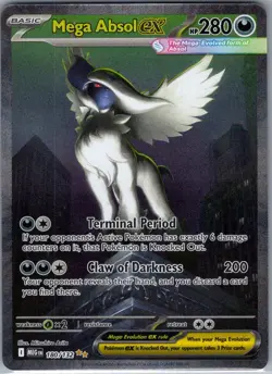 Mega Absol ex 180/132 SIR ME01: Mega Evolution - Pokemon Card - NM - Image 1