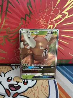 Pinsir GX 6/68 Hidden Fates Ultra Rare Holo Pokemon Card NM - Image 1