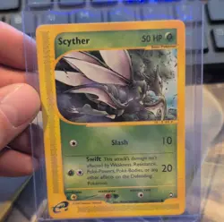 Scyther Expedition Base Set 106/147 Common Pokemon Card 50HP Slash Swift English - Image 1