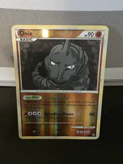 Pokemon Card - Onix Unleashed 56/95 Reverse Holo - Image 1