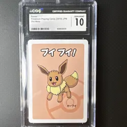 Pokemon Eevee Old Maid 2019 CGC 10 Gem Mint Regular Card Japanese - Image 1