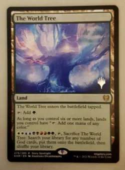 1x The World Tree Promo Non-Foil Kaldheim MTG Magic the Gathering NM - Image 1