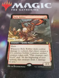 Mtg. 2x Relic Robber. Extended Art. Zendikar Rising. Nm - Image 1