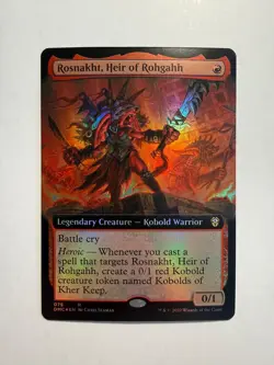 Rosnakht, Heir of Rohgahh (Extended Art) 75 MTG Commander: Dominaria United Foil - Image 1