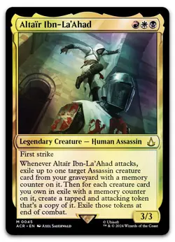 Altair Ibn-La'Ahad #45 (Foil) (NM) Assassin's Creed ACR Magic MTG - Image 1