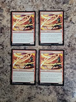 Reckless Fireweaver x4 Kaladesh 4x Playset Magic the Gathering MTG - Image 2