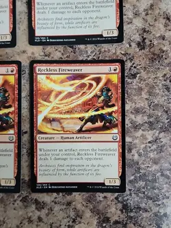 Reckless Fireweaver x4 Kaladesh 4x Playset Magic the Gathering MTG - Image 5