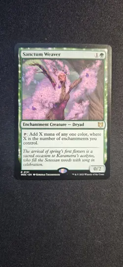 Sanctum Weaver Commander: Wilds of Eldraine Regular - Image 1