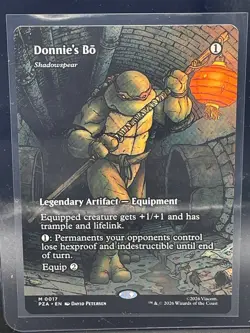 MTG- Teenage Mutant Ninja Turtles- Donnie's Bo- Shadowpear- Mythic - PZA M 0017 - Image 1