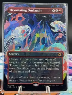 MTG / Devastating Onslaught / EOE / #0308 / FOIL (Borderless) / Mythic / NM - Image 1