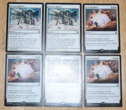 MTG 6x White Rare Sorcery Restore Balance & End Hostilities - Image 2