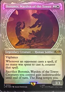 Boromir, Warden of the Tower (Showcase) Universes Beyond: the Lord of the Rings: - Image 1