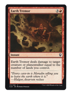 MTG-Earth Tremor-Battle for Baldur's Gate-171-Near Mint-NonFoil - Image 1