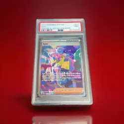 2024 Pokemon Paldean Fates Iono 237 Special Illustration Rare Trainer PSA 9 Mint - Image 1