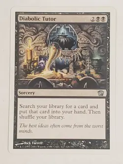 MTG Diabolic Tutor (8th Edition/Black/U) - BGM - Image 1