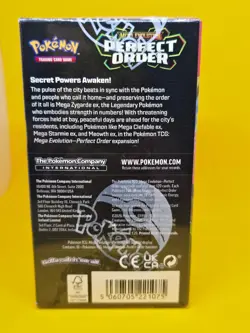 Pokemon TCG Perfect Order - Booster Box 18 Packs - Sealed - Mega Evolution - NEW - Image 3