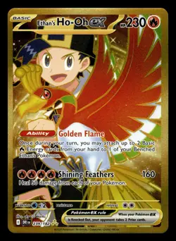 Ethan's Ho-Oh ex 239/182 Hyper Rare Destined Rivals Pokemon Card - Image 1
